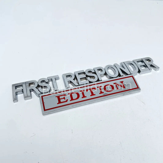 First Responder Edition Metal Car Emblem