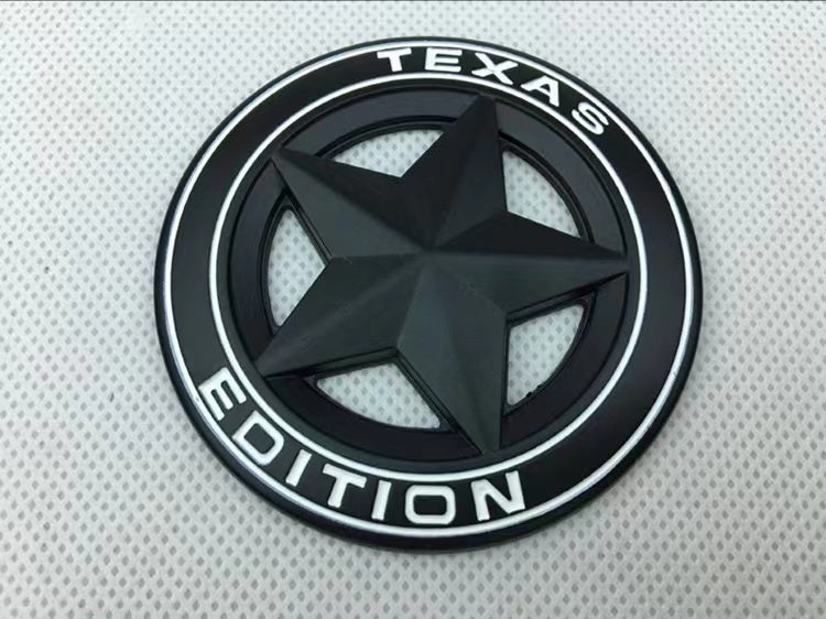 Star Texas Edition Car Metal Badge