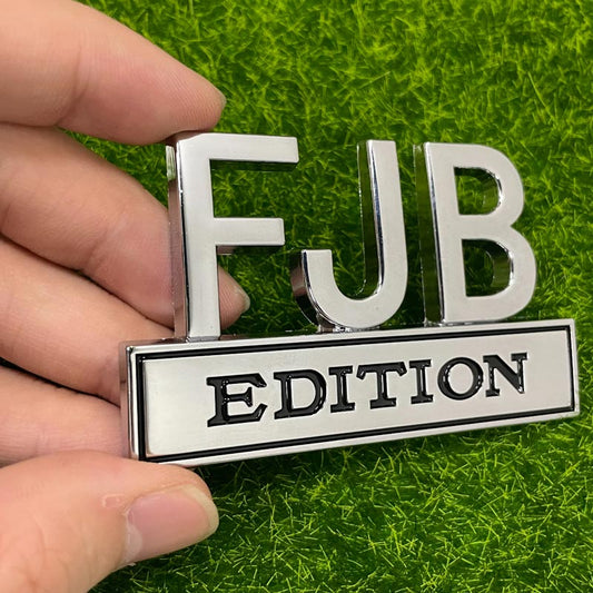 [2 pcs] FJB EDITION Car Metal Badge Emblem