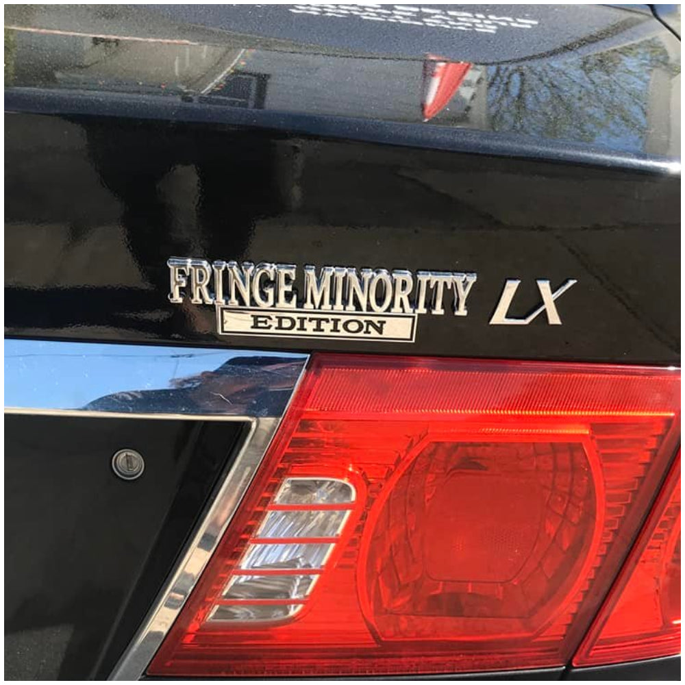 FRINGE MINORITY EDITION Car Badge Metal Emblem