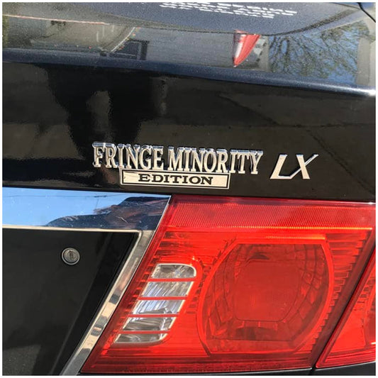 FRINGE MINORITY EDITION Car Badge Metal Emblem
