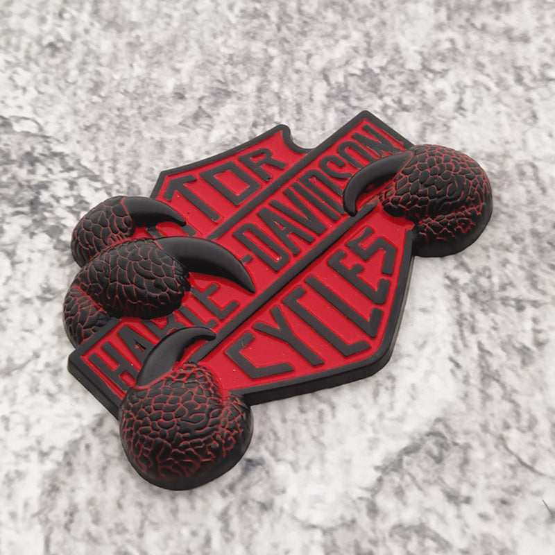 HARLEY Beast Claw Metal Emblem Motorcycle Tank Badge