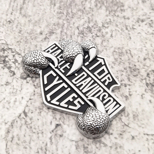 HARLEY Beast Claw Metal Emblem Motorcycle Tank Badge