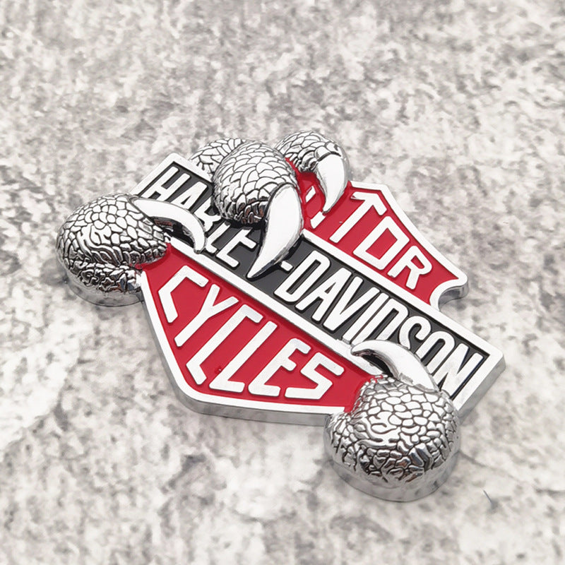 HARLEY Beast Claw Metal Emblem Motorcycle Tank Badge
