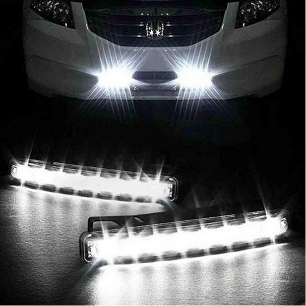 2 Pcs Daytime Wind Light Waterproof Running Light