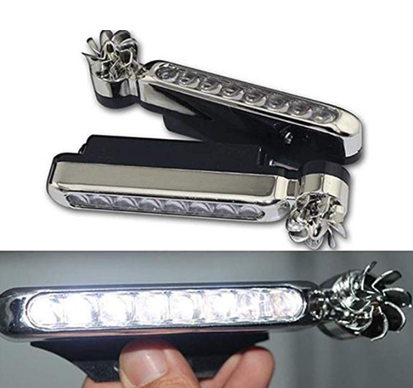 2 Pcs Daytime Wind Light Waterproof Running Light