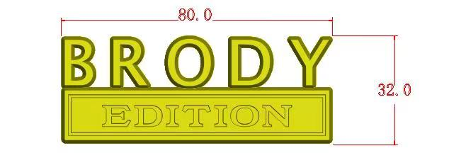TJ DAMO MADS BRODY EDITION Emblem Fender Badge-Custom-2pcs