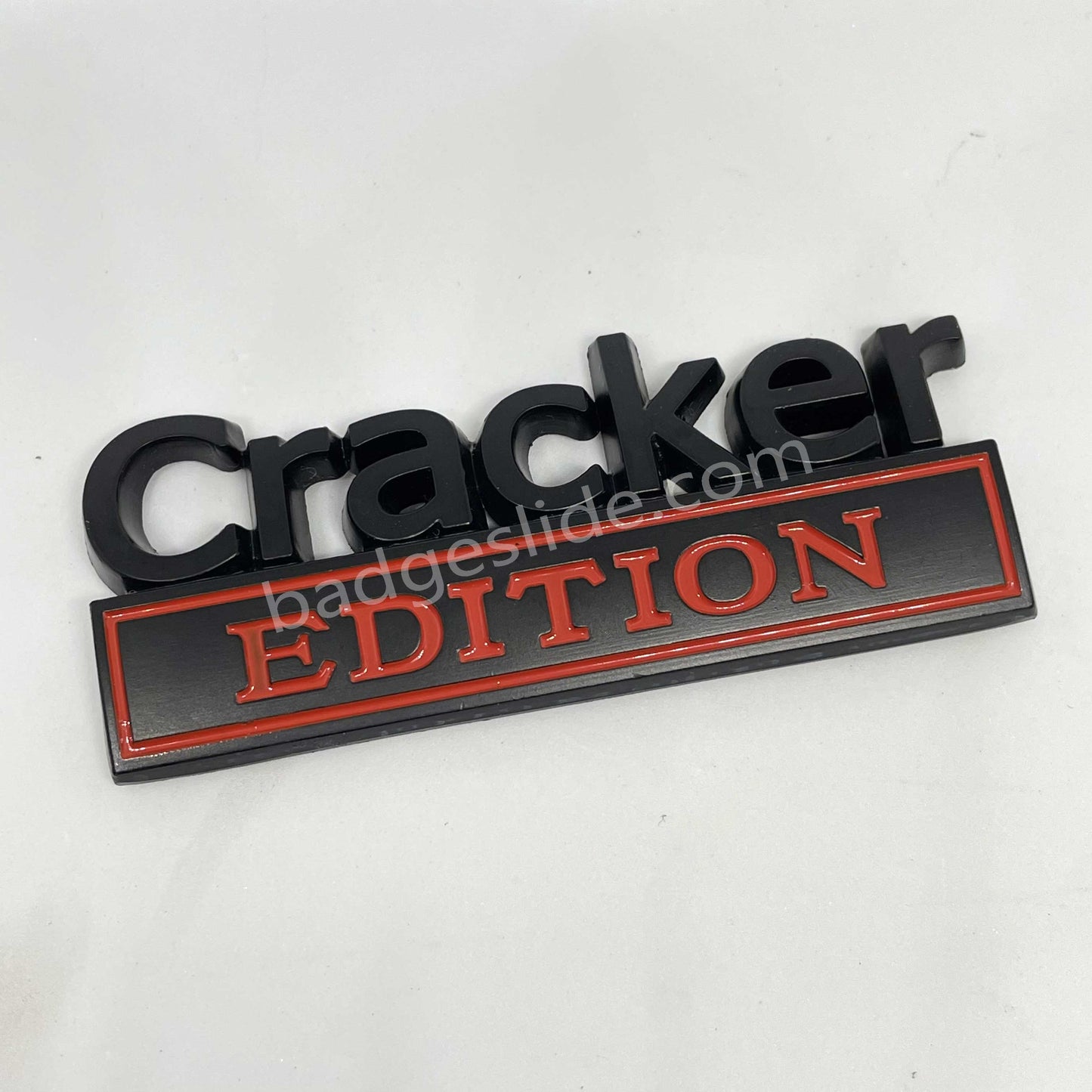 2 PCS Cracker Edition Metal Emblem Badge