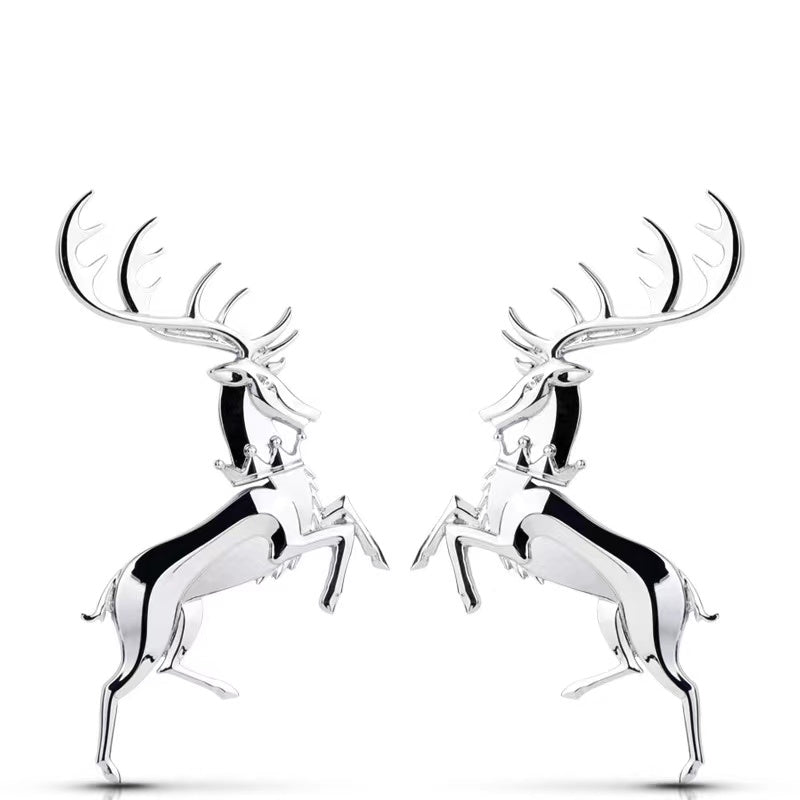 1 Set Elk Metallic Emblem Fender Badge
