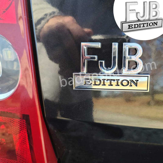 FJB EDITION Metal Emblem Fender Badge