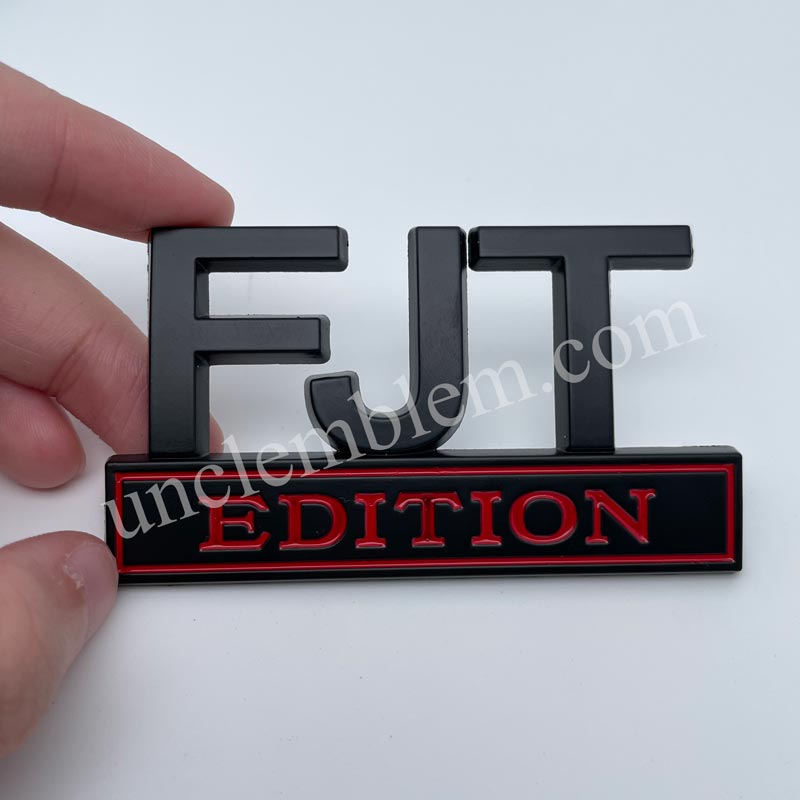 FJT EDITION Car Badge Metal Emblem