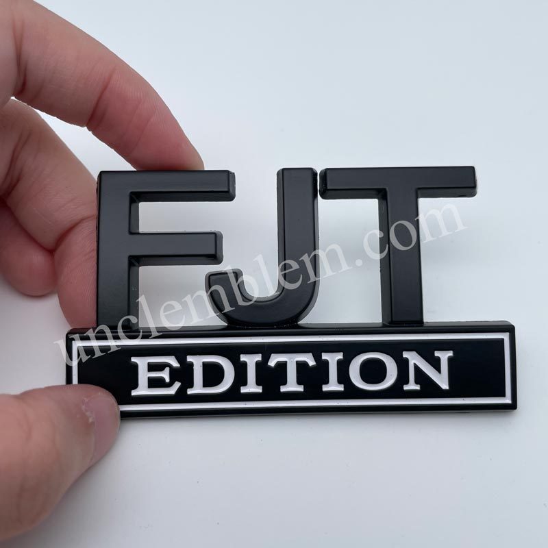 FJT EDITION Car Badge Metal Emblem