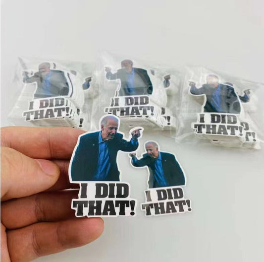 200pcs I DID THAT Funny Stickers