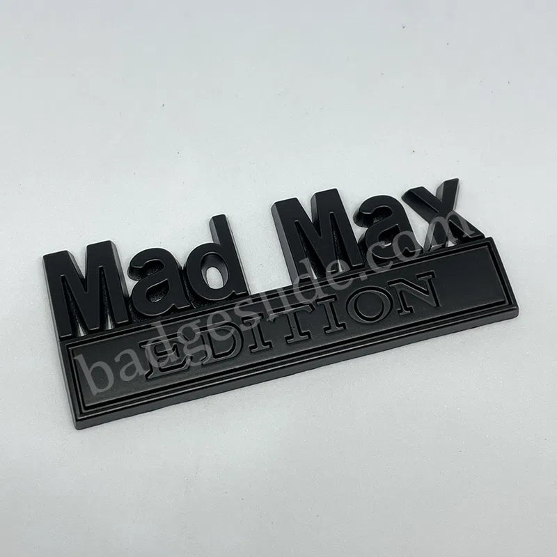 Mad Max Edition Car Emblem Metal Badge