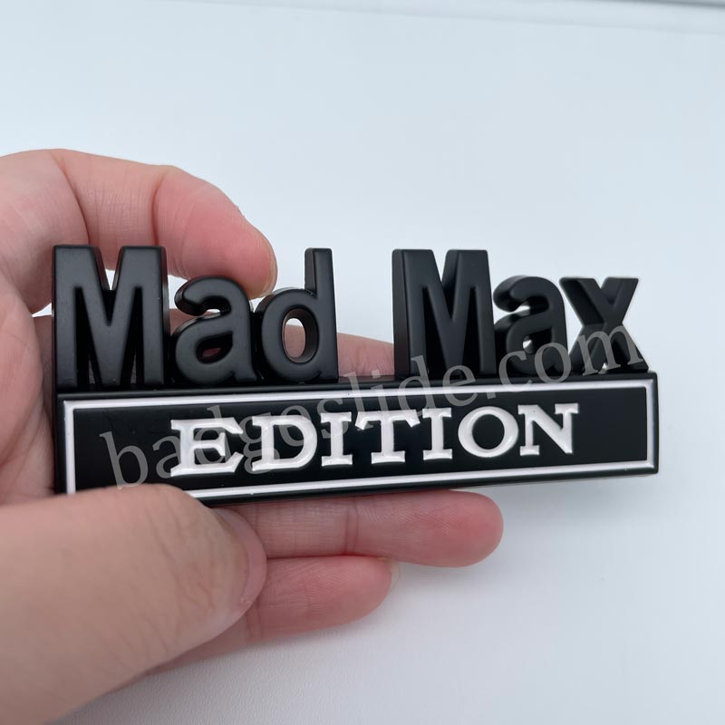 Mad Max Edition Car Emblem Metal Badge