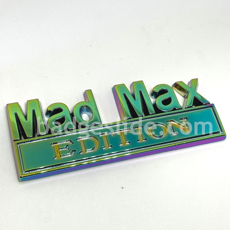 Mad Max Edition Car Emblem Metal Badge