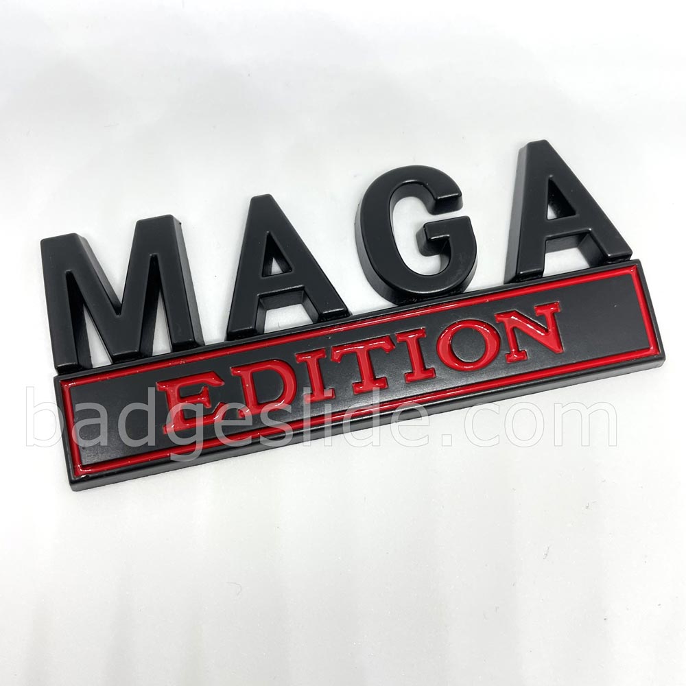 2 PCS MAGA EDITION Emblem Fender Badge
