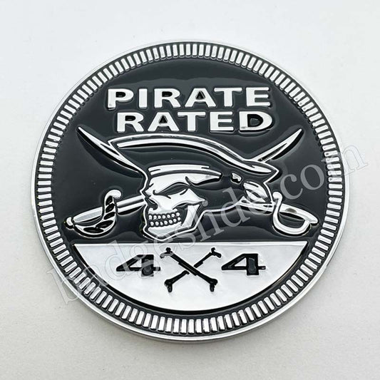 PIRATE RATED 4X4 JEEP BADGE