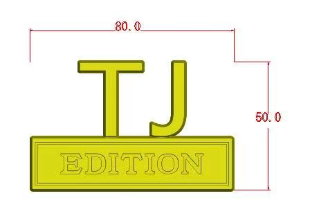 TJ DAMO MADS BRODY EDITION Emblem Fender Badge-Custom-2pcs