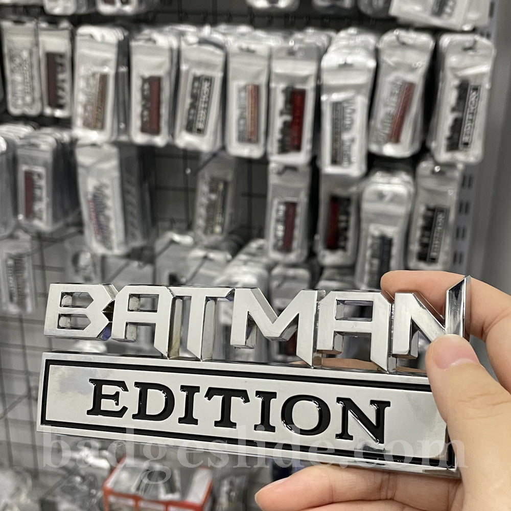 The Original BATMAN EDITION Emblem Fender Badge-Custom-3pcs