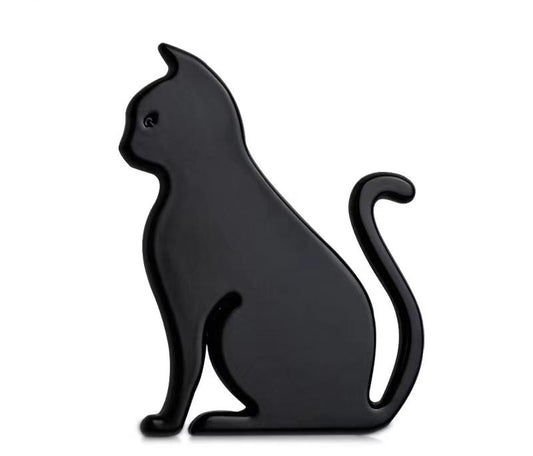 2pcs Cat Metallic Emblem For Car Lovers