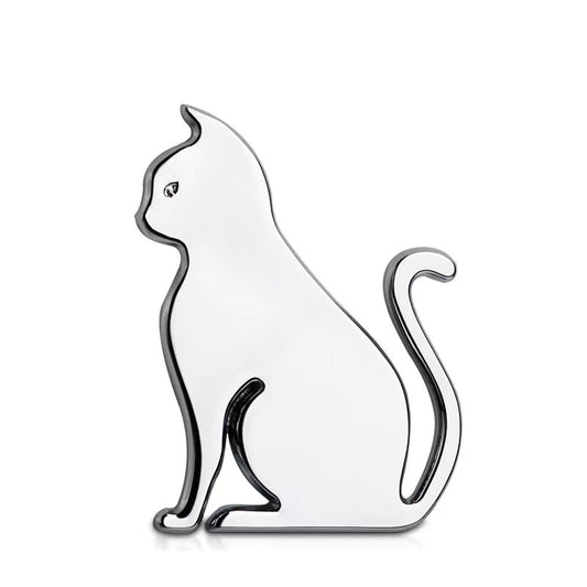2pcs Cat Metal Car Emblem