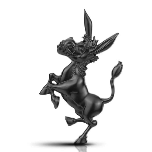 Donkey Shape Car Metal Emblem Badge