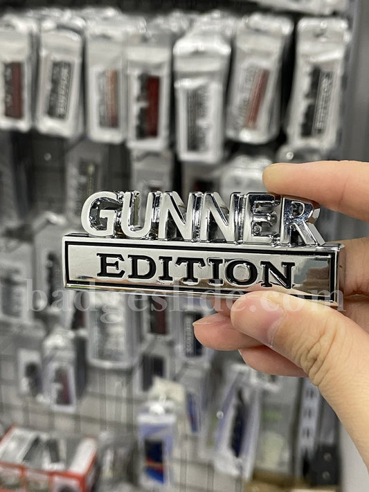 2nd GUNNER EDITION Emblem Fender Badge-Custom-2pcs