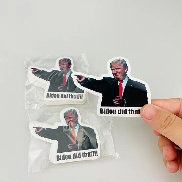 50pcs HE DID THAT Funny Stickers