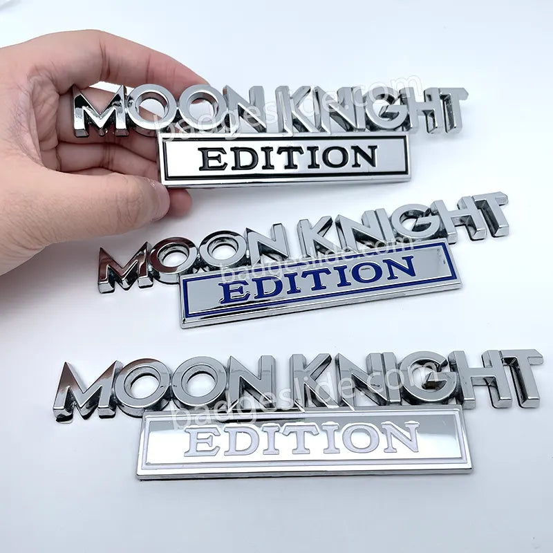 6'' MOON KNIGHT EDITION Car Badge Metal Emblem