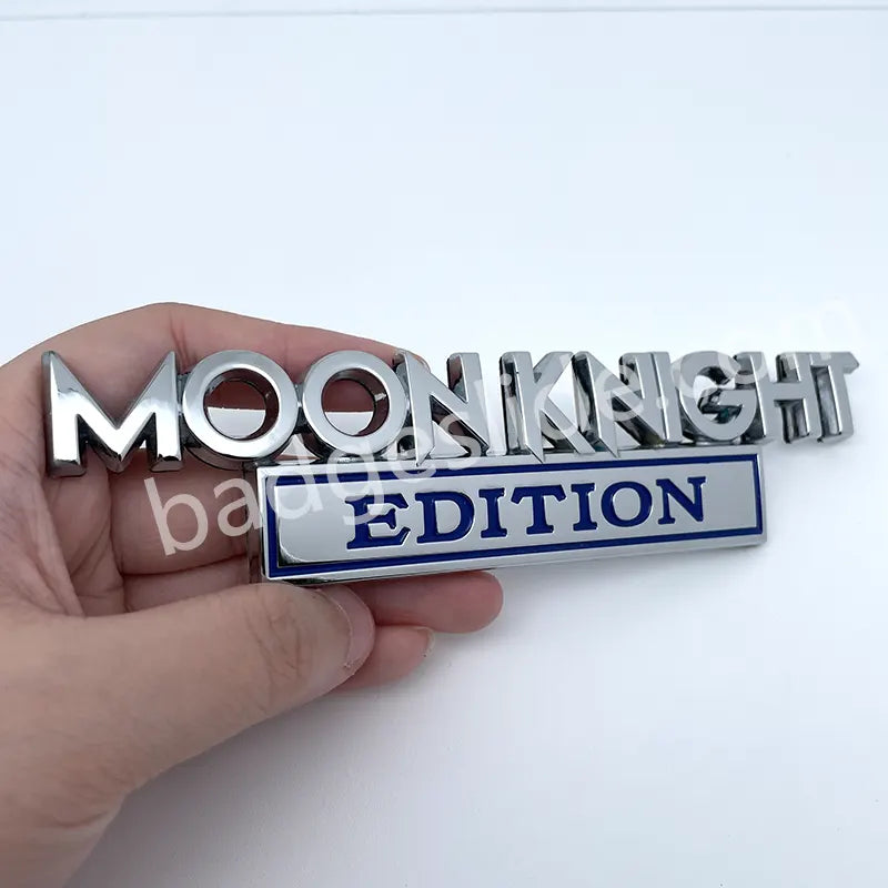 6'' MOON KNIGHT EDITION Car Badge Metal Emblem