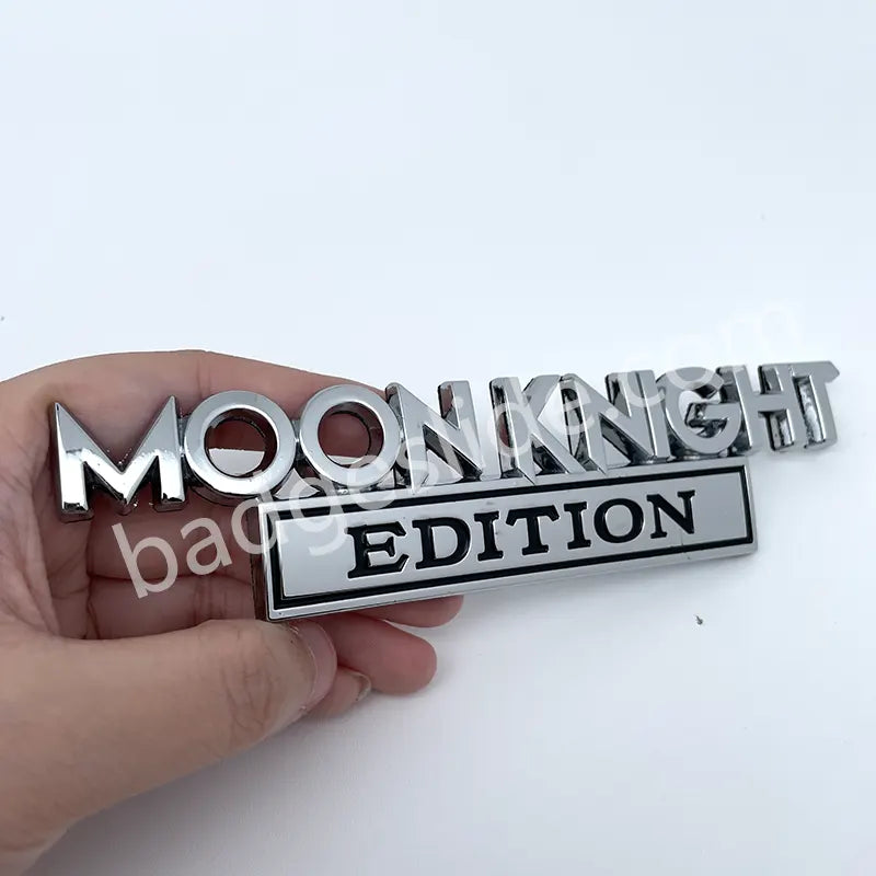 6'' MOON KNIGHT EDITION Car Badge Metal Emblem