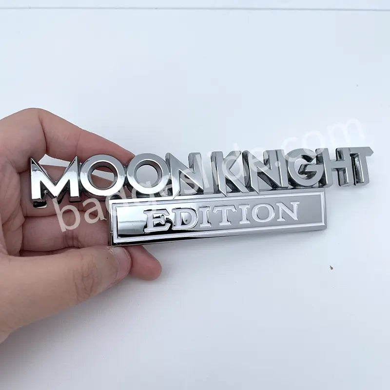 6'' MOON KNIGHT EDITION Car Badge Metal Emblem
