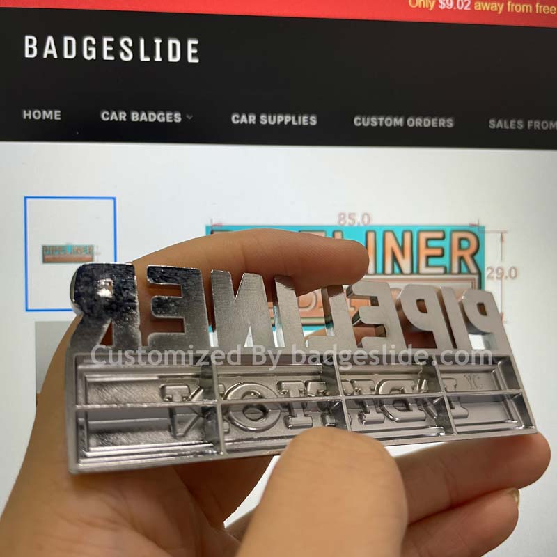 The Original PIPELINER EDITION Emblem Fender Badge-Custom-10pcs