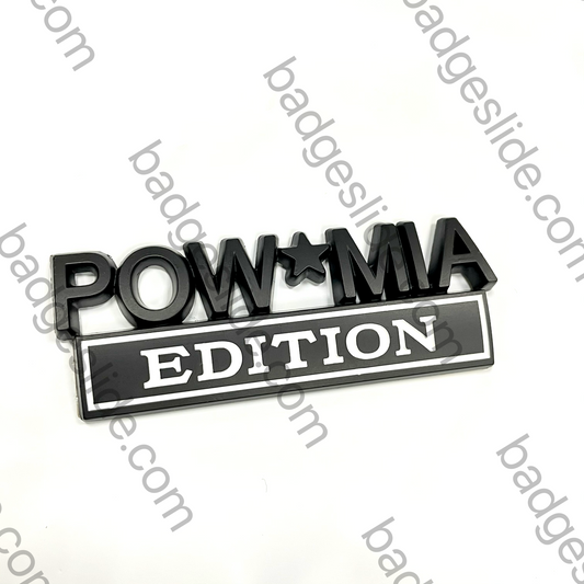 The Original POW*MIA Edition Emblem Fender Badge