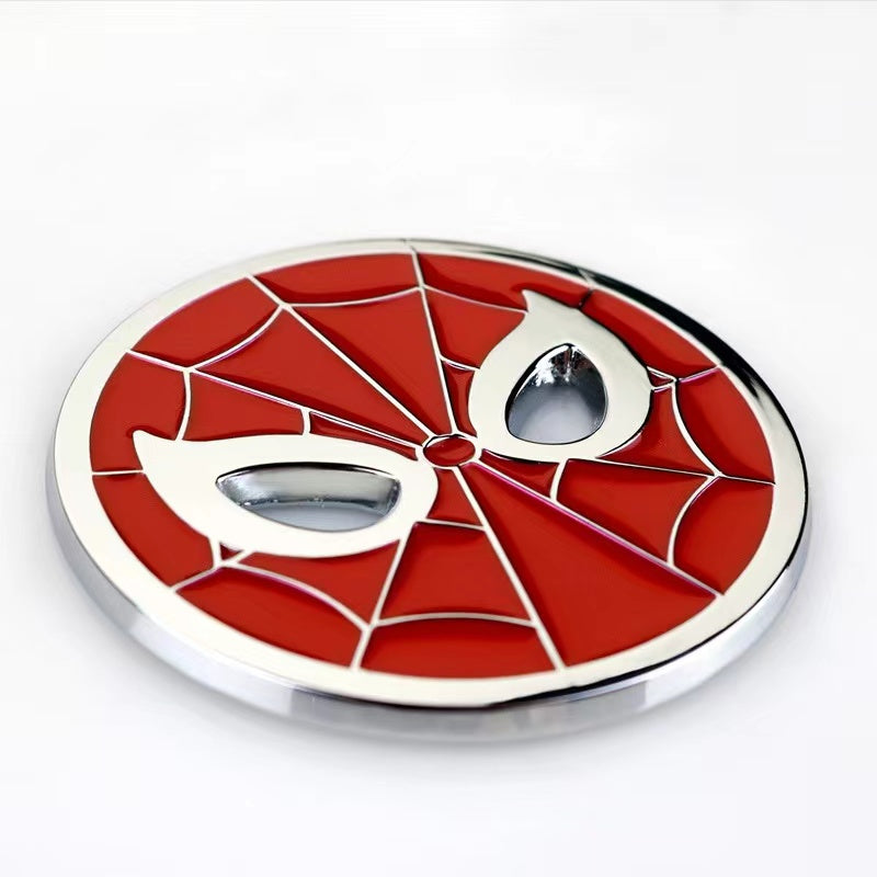 2pcs Spirder-Man Car Metal Emblem Fender Badge