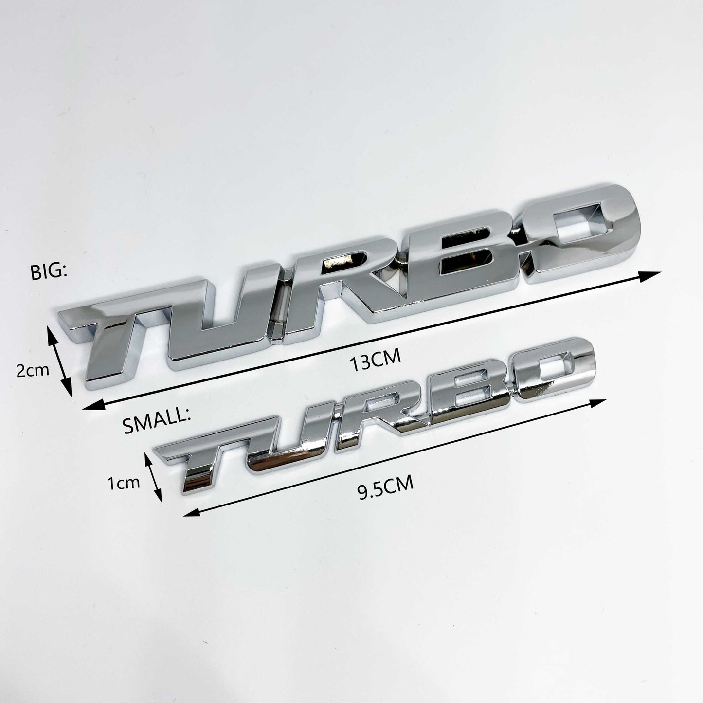 TURBO Metal Car Badge