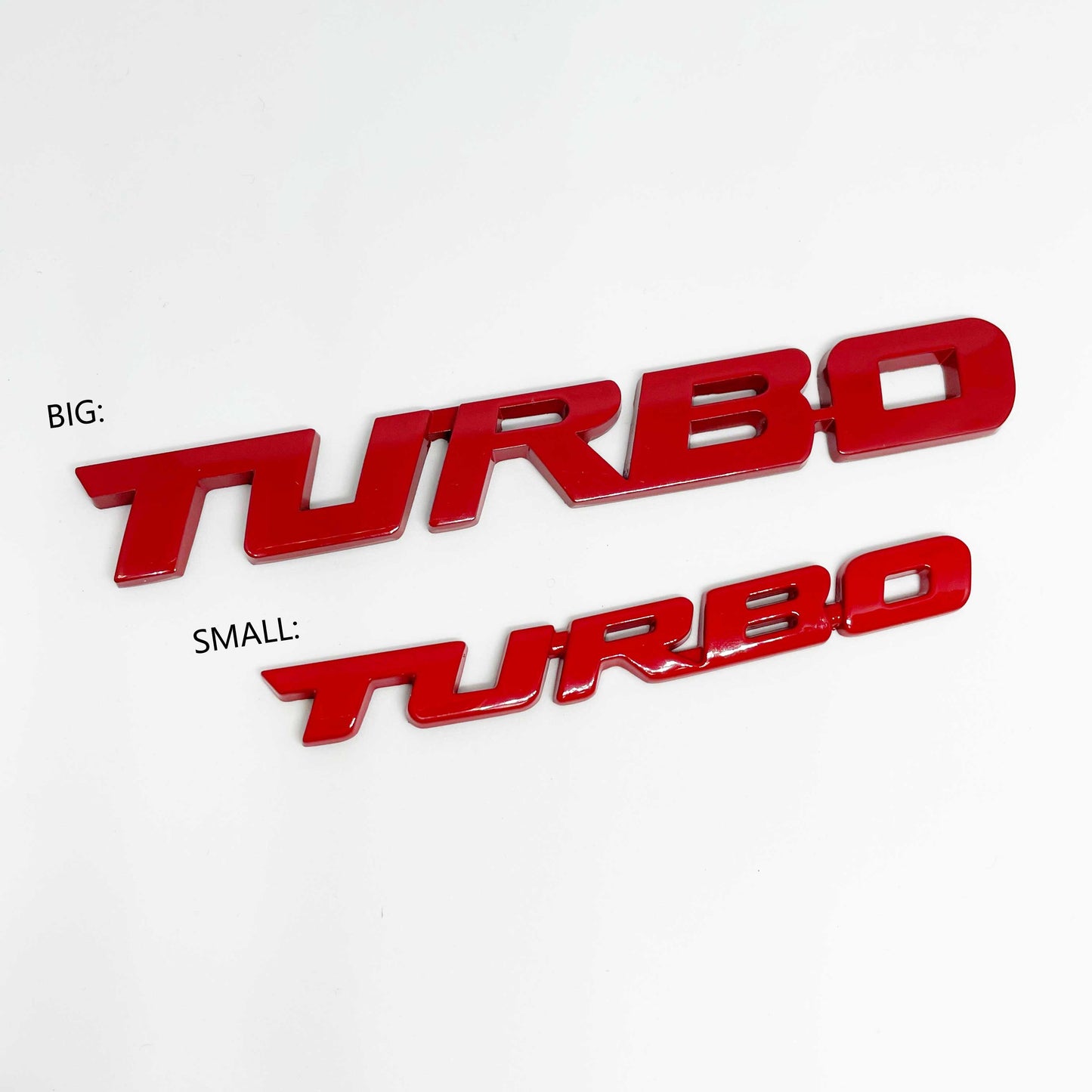 TURBO Metal Car Badge