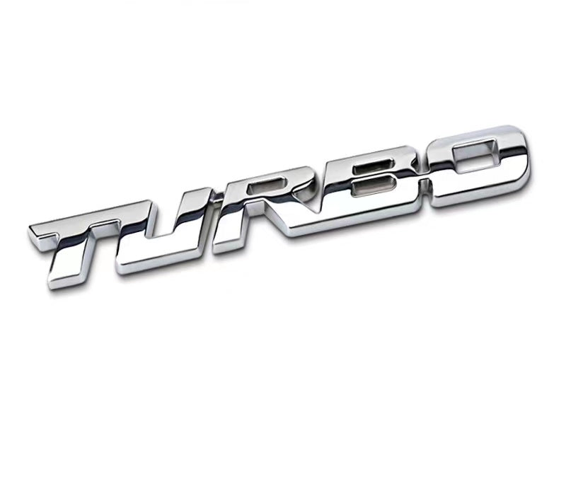 TURBO Car Badge