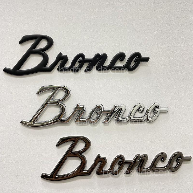6'' Vintage Bronco Car Metal Self-adhesive Emblem