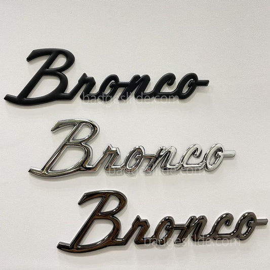 6'' Vintage Bronco Car Metal Self-adhesive Emblem