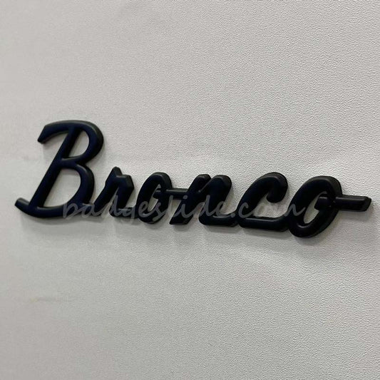 6'' Vintage Bronco Car Metal Self-adhesive Emblem