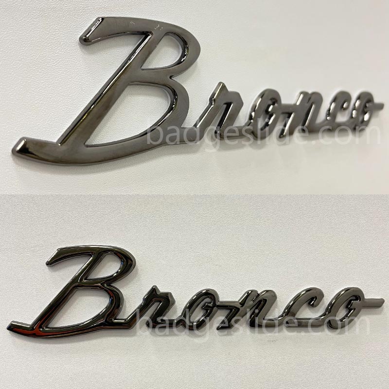 6'' Vintage Bronco Car Metal Self-adhesive Emblem
