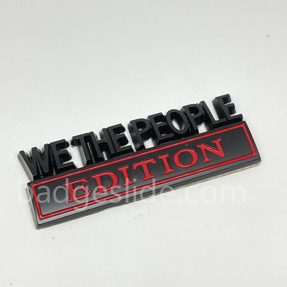 The Original WE THE PEOPLE Edition Emblem Fender Badge