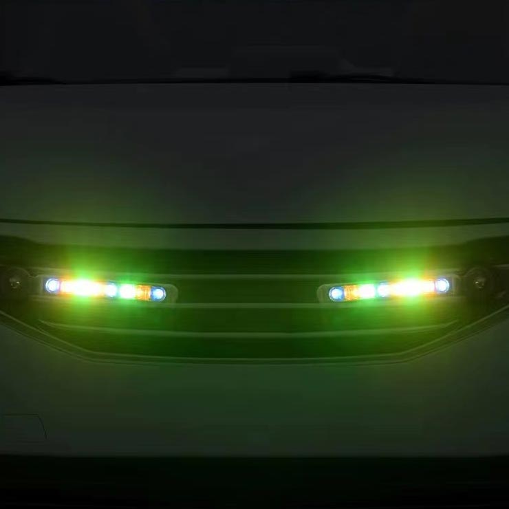 2 Pcs Daytime Wind Light Waterproof Running Light