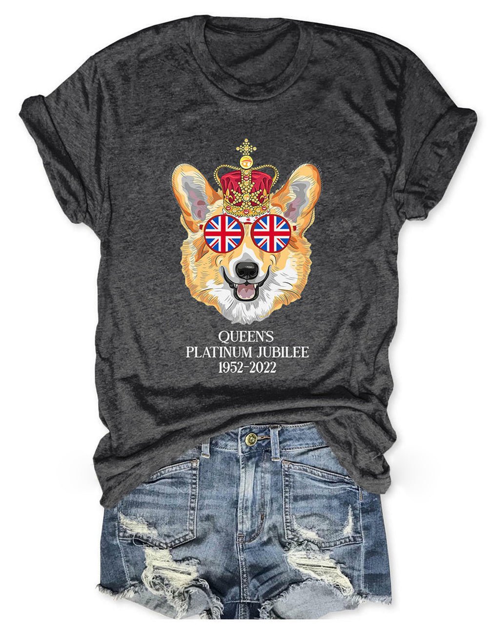 The Queen's Platinum Jubilee Corgi Tee