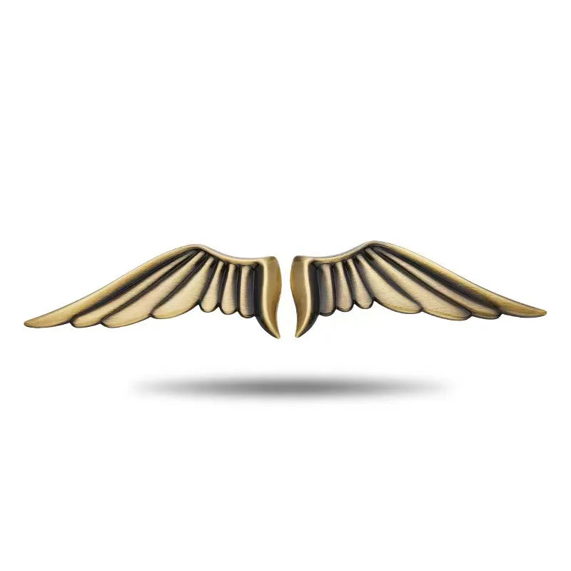1 Pair Wings Metal Emblem Car Badge